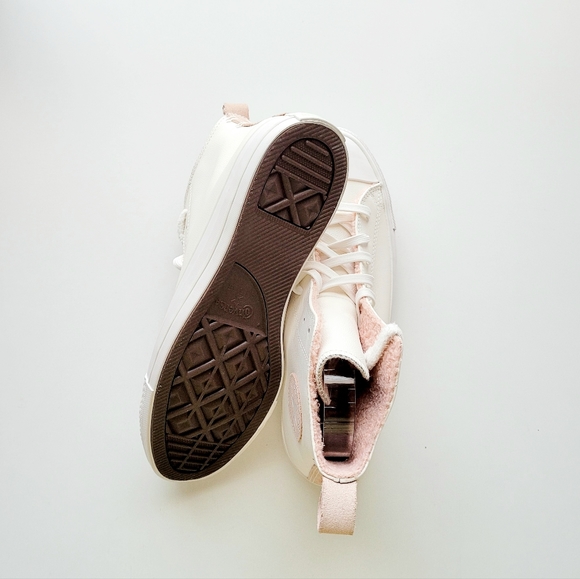 Converse CTAS Hi "Perfect is Not Perfect" Vintage White Rust Pink Women's 10.5 - Picture 5 of 6